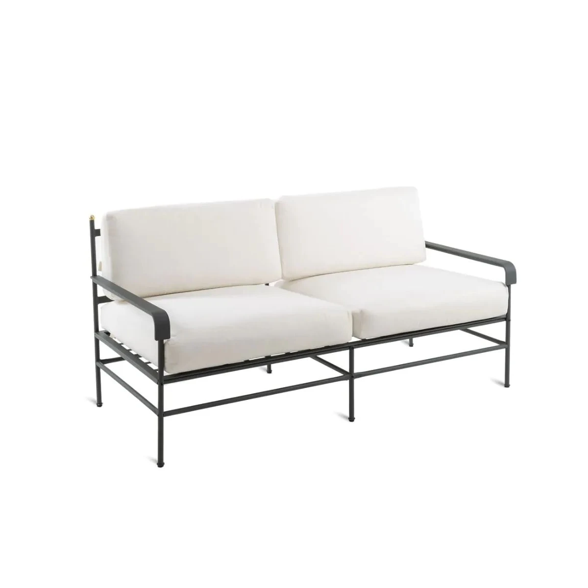 Divano Toscana Unopiù (solo struttura) in ferro grafite – Gartensofa