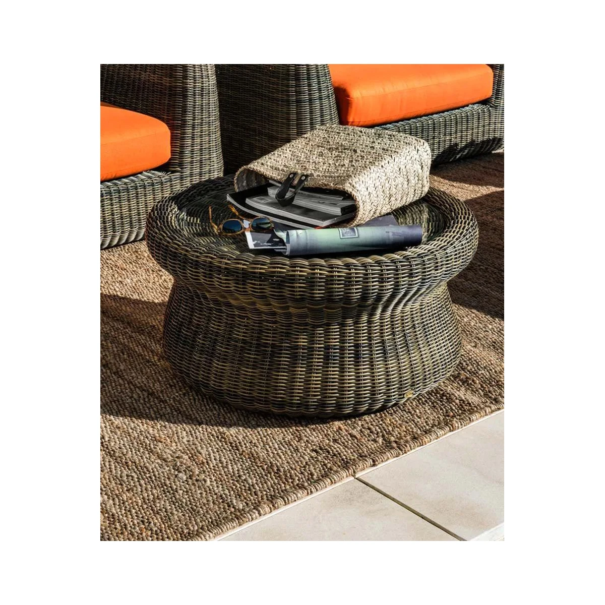 Tavolino rotondo Agorà - Design elegante per esterni