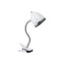 Lifetime Klemmlampe Weiss M/chrome Kante