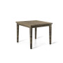 Agorà square table in WaProLace tropical brown