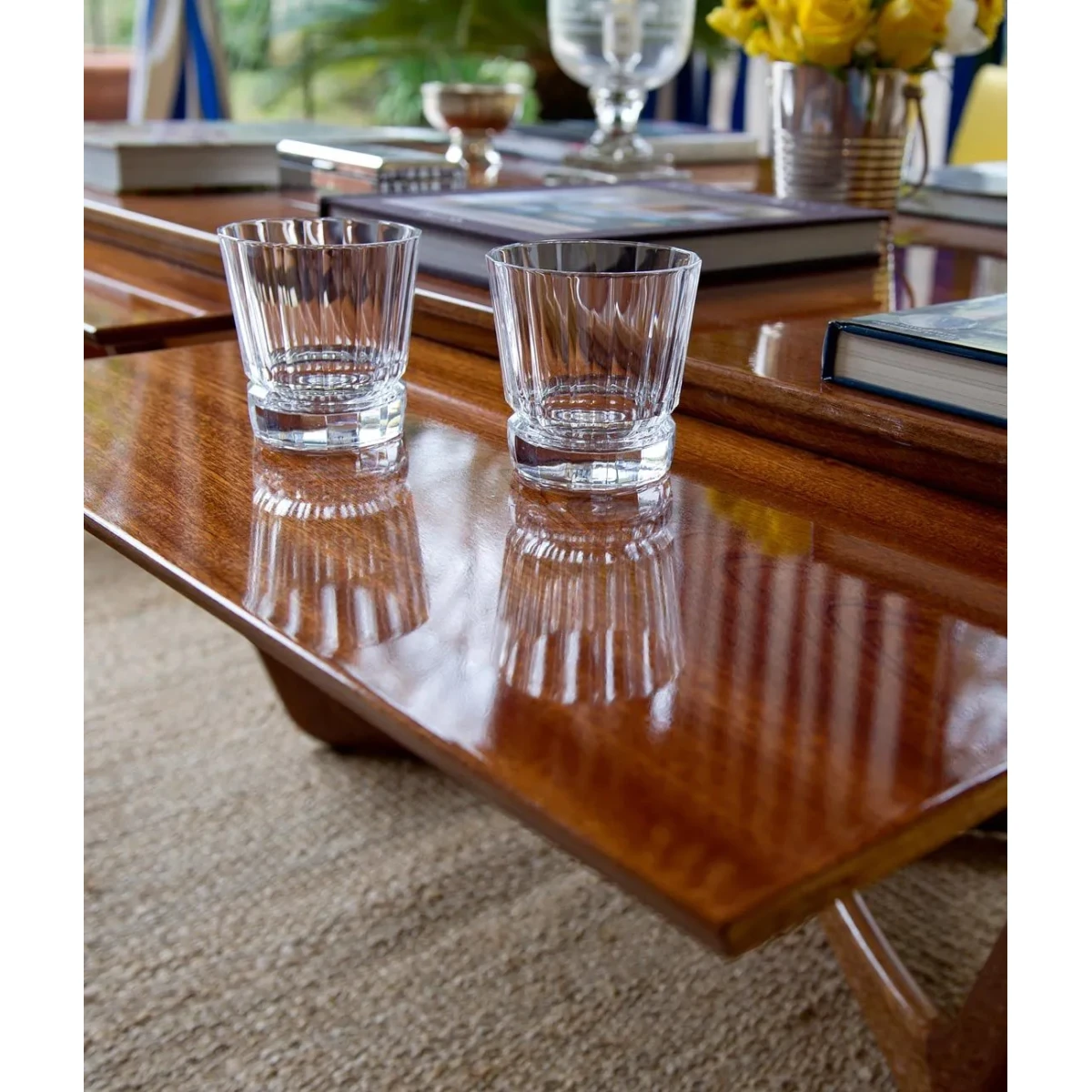 Unopiù C'est la vie Extendable Mahogany Table - Luxury Outdoor