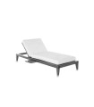 Cushion for C'est la Vie single sunlounger with removable cover in 100% acrylic fabric in Nuvola colour