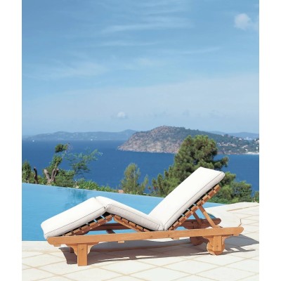 Bain de soleil Chelsea en teck