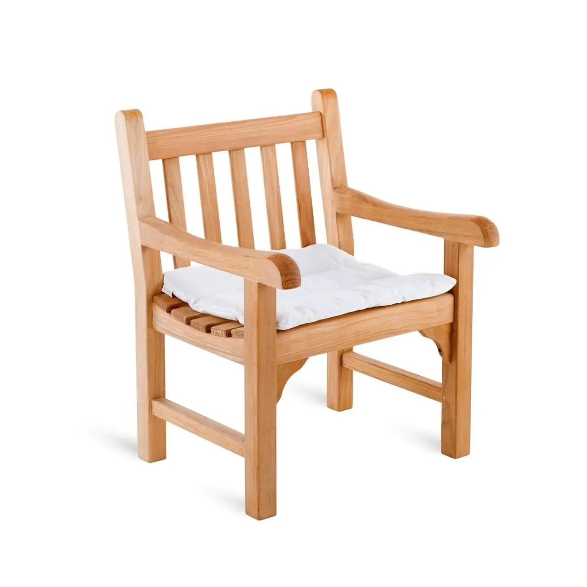 Teak Wood Chair Chelsea - Stylish Design Without Seat Cushion