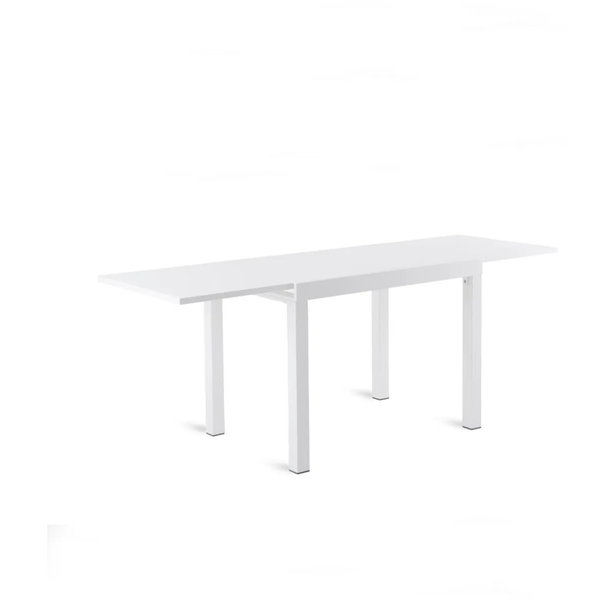 Table Conrad Unopiù rectangulaire extensible 100 x 70 cm couleur blanc