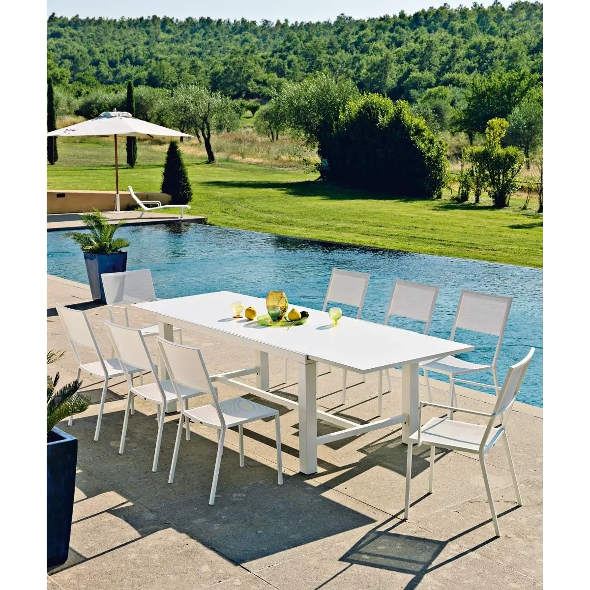 Unopiù Conrad Tisch – Ausziehbar Weiß Garten