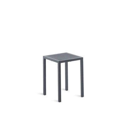 **Sgabello Conrad Unopiù impilabile H 45 colore grafite**