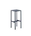 Sgabello grafite Conrad Unopiù cm 32 x 32 h 78