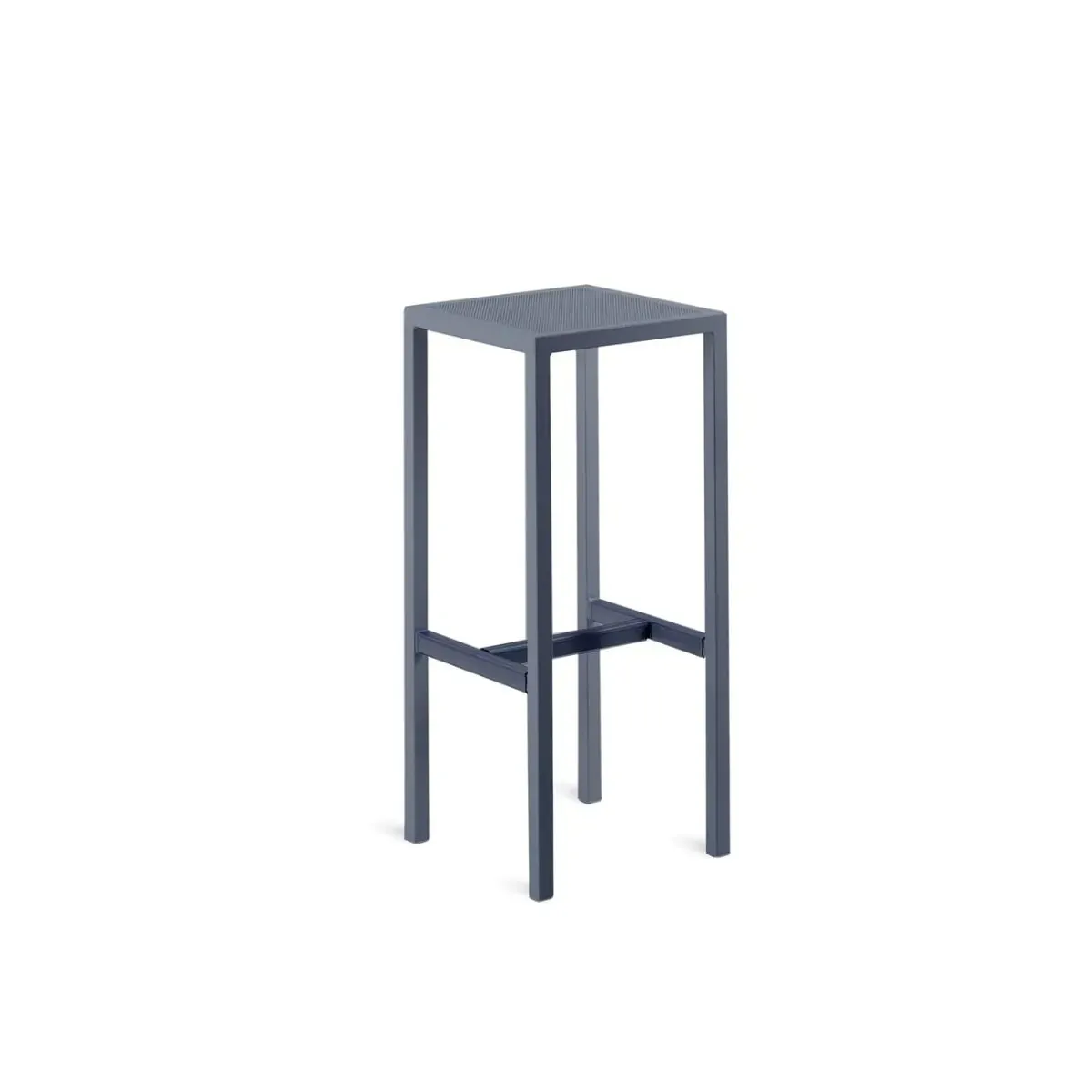Tabouret graphite Conrad Unopiù H 78 blanc - Gartenmöbel