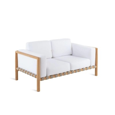 Divano 2 Posti Pevero in Teak - Eleganza e Comfort | Unopiù