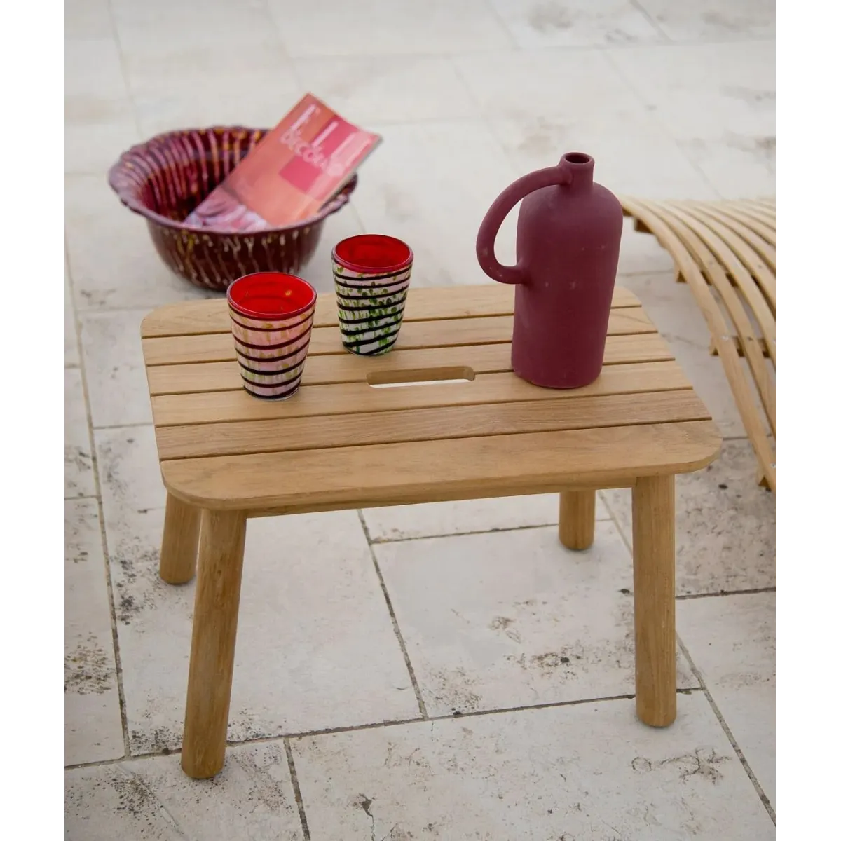 Table basse rectangulaire Pevero Unopiù - Élégance & Design