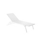 Chaise Longue Panarea Unopiù - Aluminium & Housse Blanche