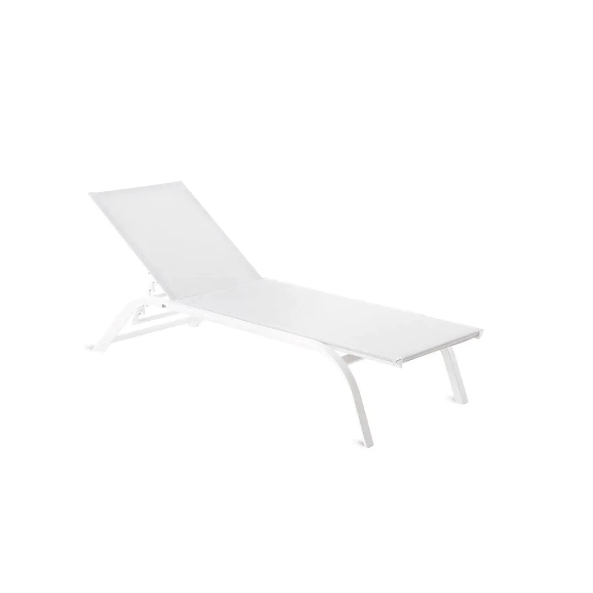 Lettino Panarea Unopiù in Alluminio Bianco - Eleganza e Comfort