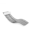 Cushion headrest for Swing stacking chaise longue, color Nuvola
