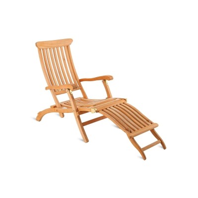 Titanic Folding Deckchair by Unopiù - Elegant Teak Design