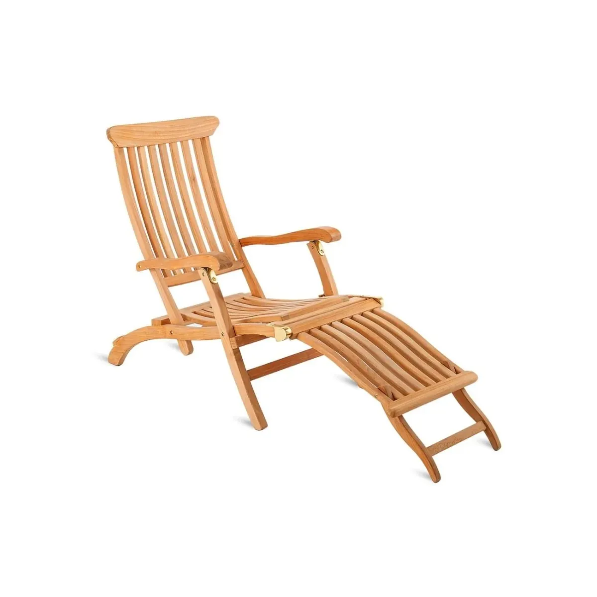 Chaise longue pliante Titanic Unopiù en teck - Élégance et confort