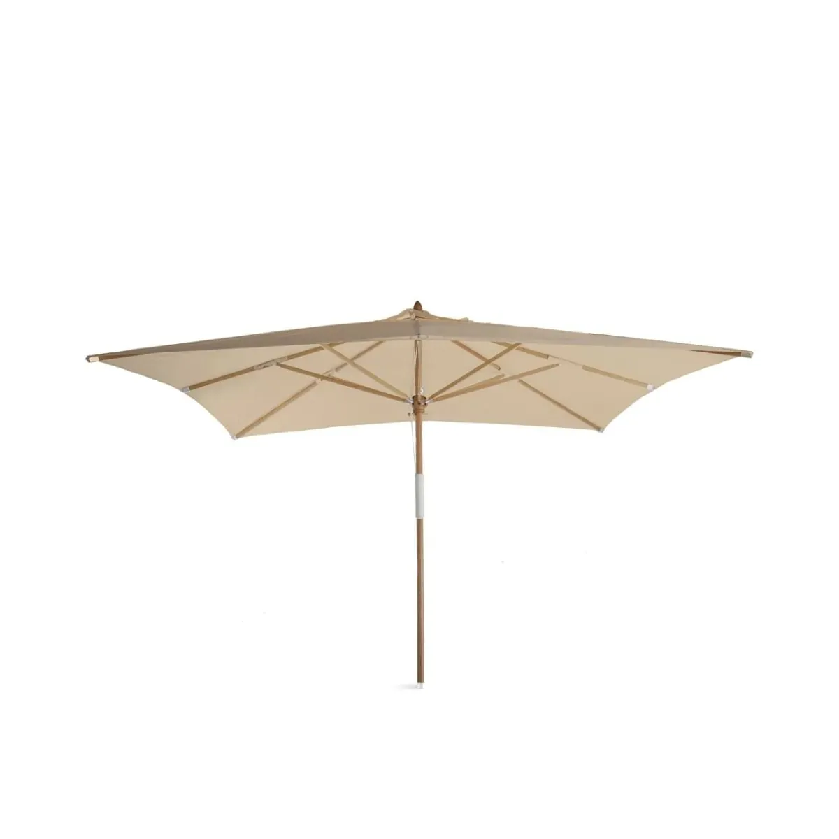 Parasol rectangulaire Lipari 250 x 350 cm en acier rouillé - Unopiù
