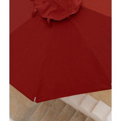 Rectangular Sun Umbrella 250 x 350 cm Lipari by Unopiù Rust Finish