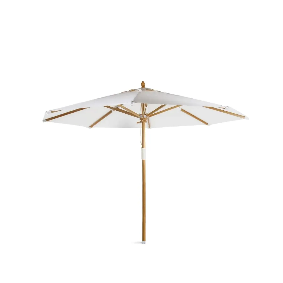 Ombrellone Rotondo Ø 350 cm Lipari Unopiù Bianco Naturale - Eleganza Estiva