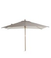 Ombrello quadrato 400 x 400 cm Lipari di Unopiù Grigio Perla