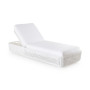 Chaise longue avec coussin Agorà Unopiù blanche - Votre havre de paix personnel