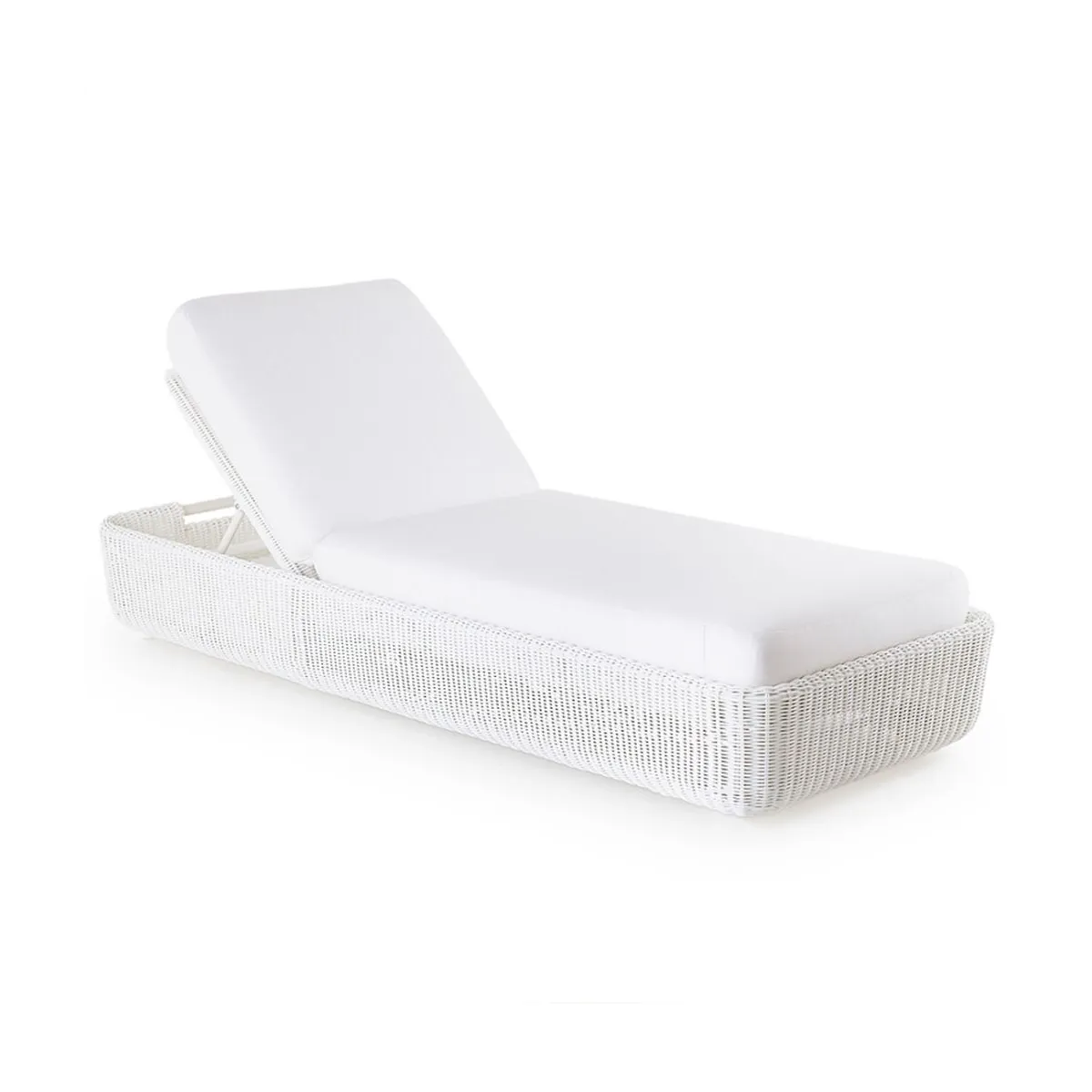 Chaise longue avec coussin Agorà Unopiù blanche - Votre havre de paix personnel