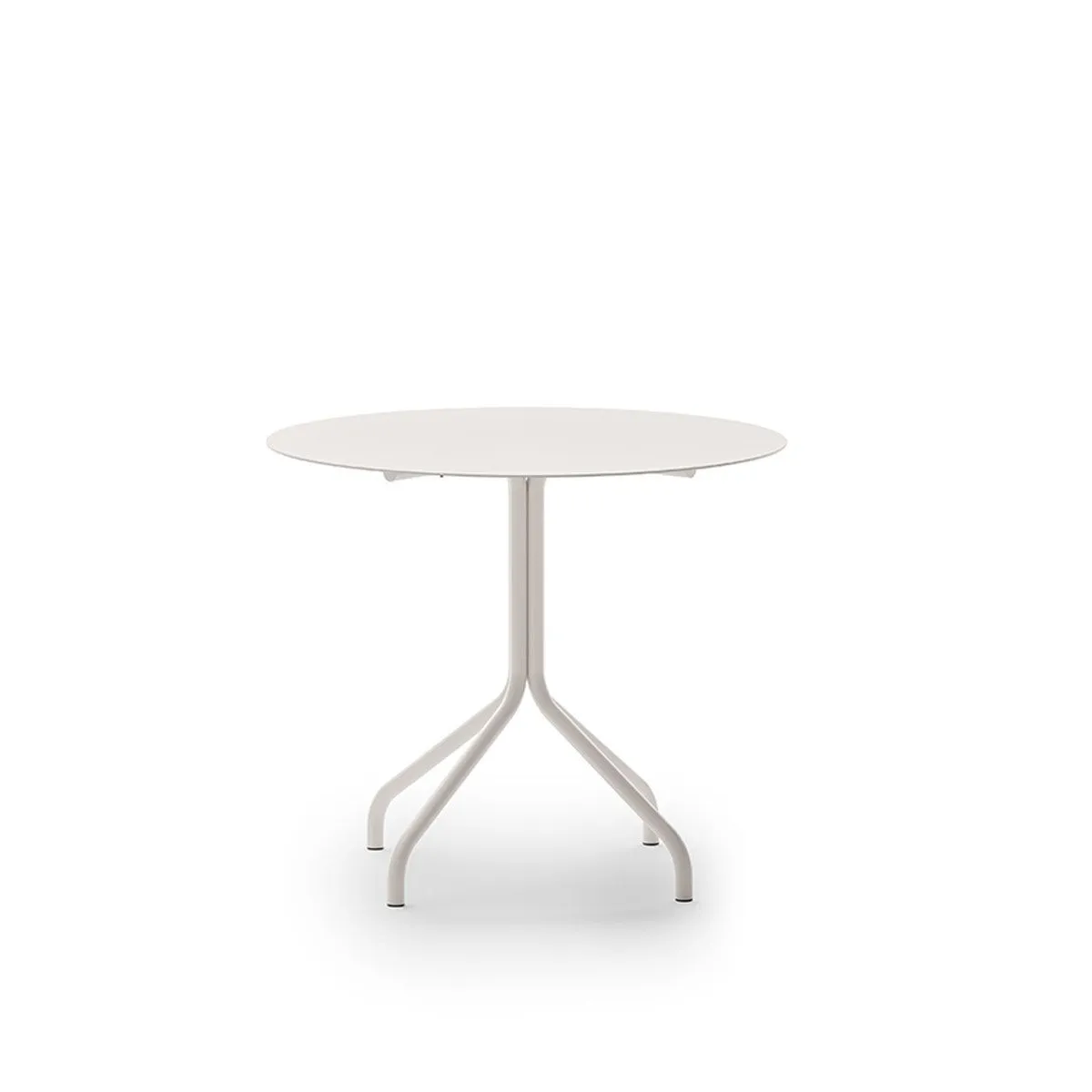 Table ronde en aluminium Salò Unopiù - Piétement sable élégant