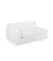 Unopiù end module with cushion right Agorà made of Waprolace, white