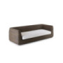Agorà 3-Seater with seat cushion Sofa in tropical brown Waprolace - Unopiù Design