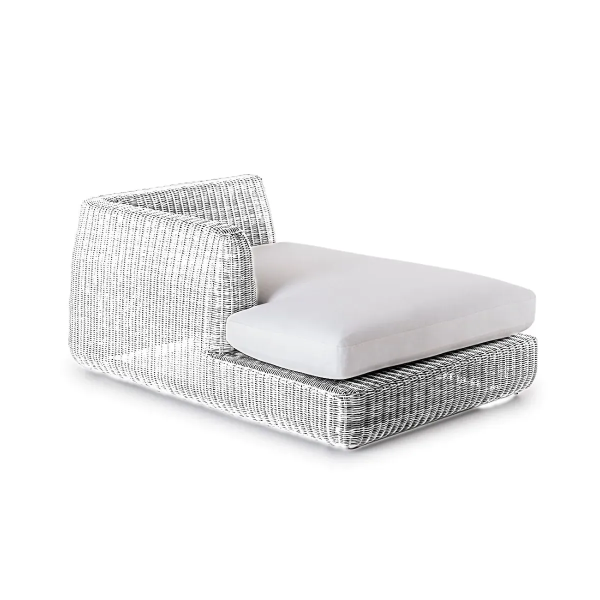 Cushion for Agorà Right Lounge Module by Unopiù - Color Nuvola