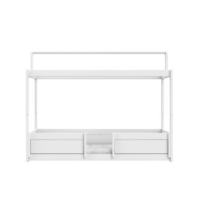 4 in 1 bed for fabric roof Lifetime, 90x200cm white deluxe slatted frame